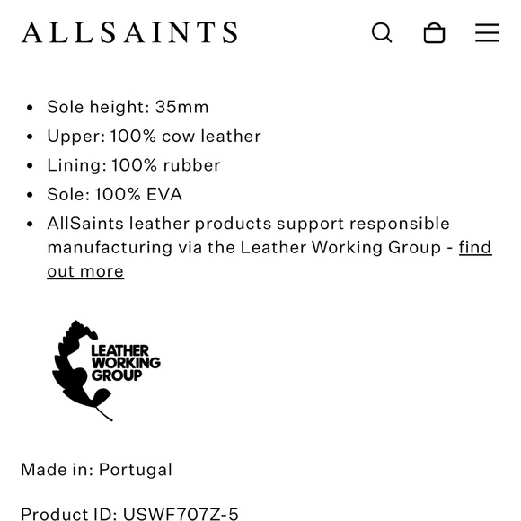 ALLSAINTS Rory Chunky Leather Sandals - Picture 16 of 16